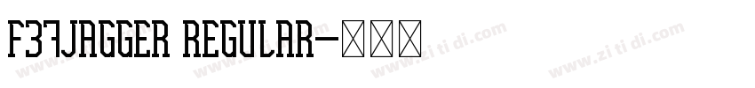 F37Jagger Regular字体转换